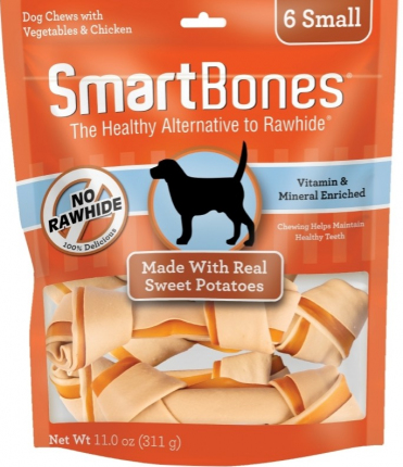 Smartbones Sweet Potato Small - 3 pk para perro